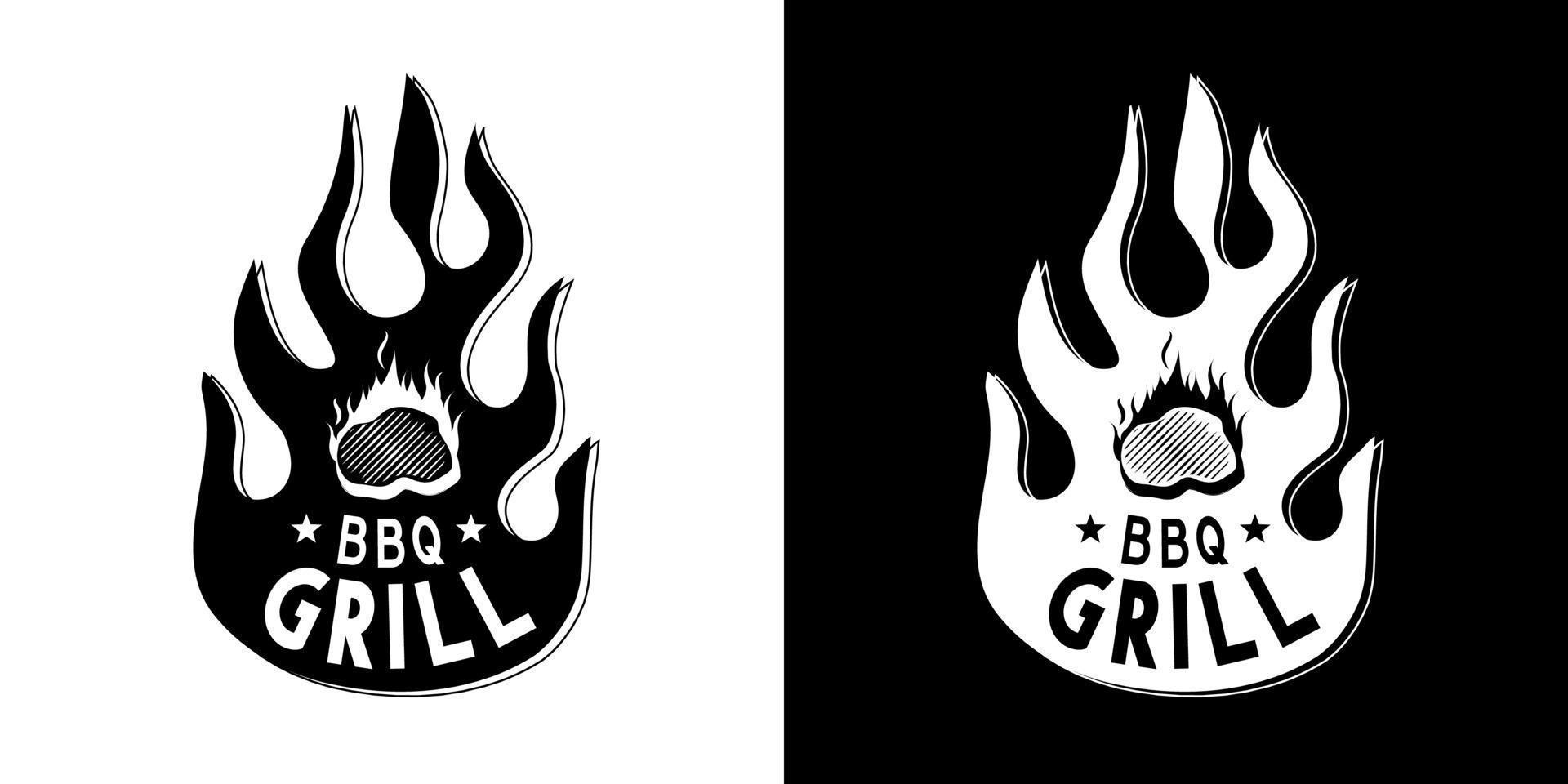 Grill Barbecue Sign vector