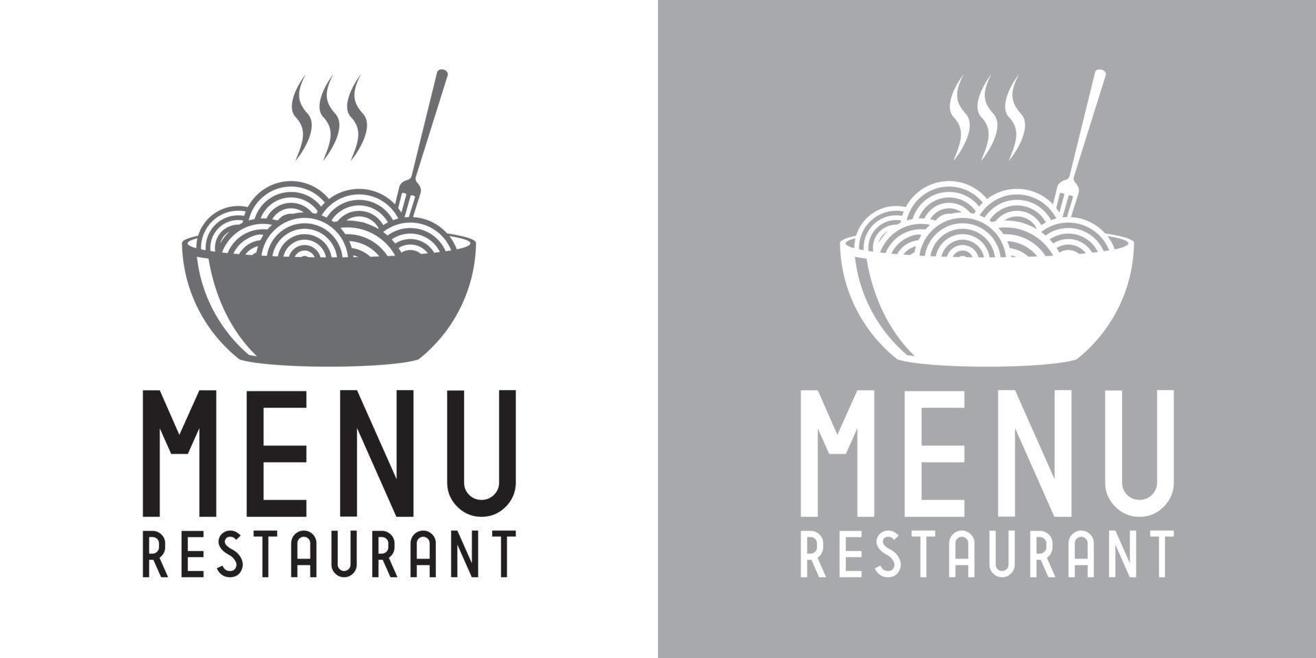 Restaurant Menu Sign vector