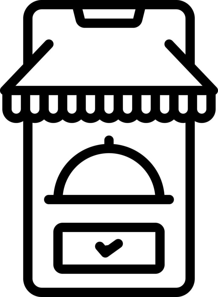 line icon for ordered vector