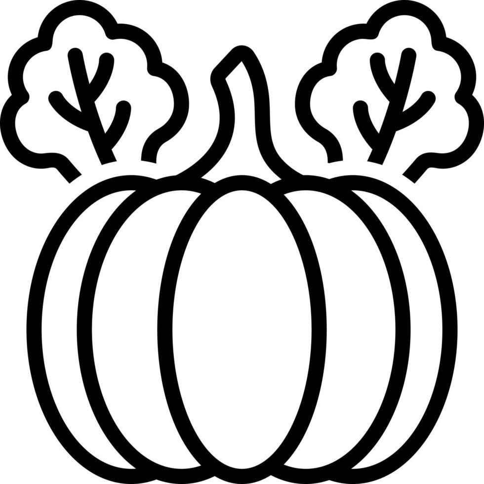 line icon for vegetable vector