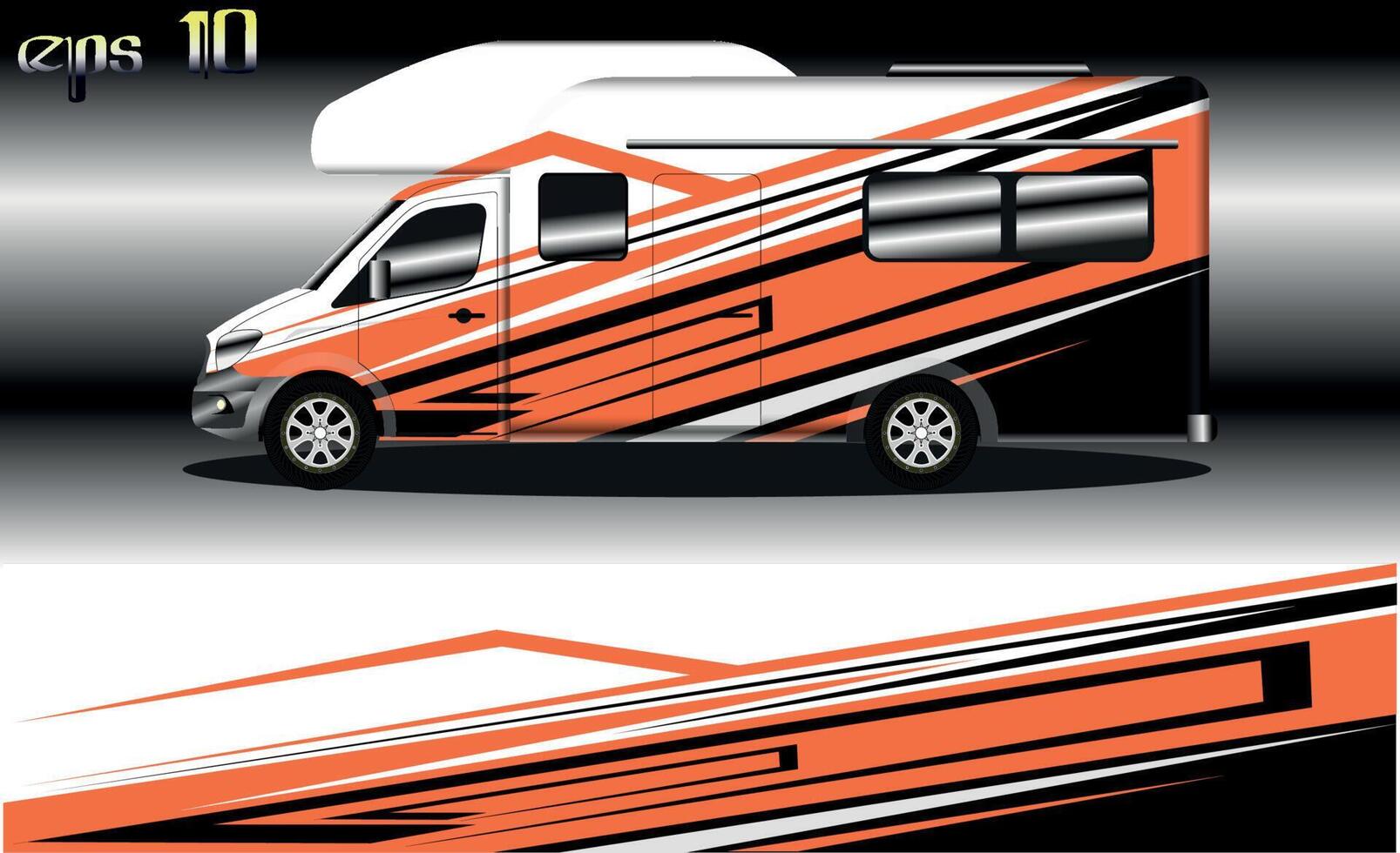racing background vector for camper car wraps and more