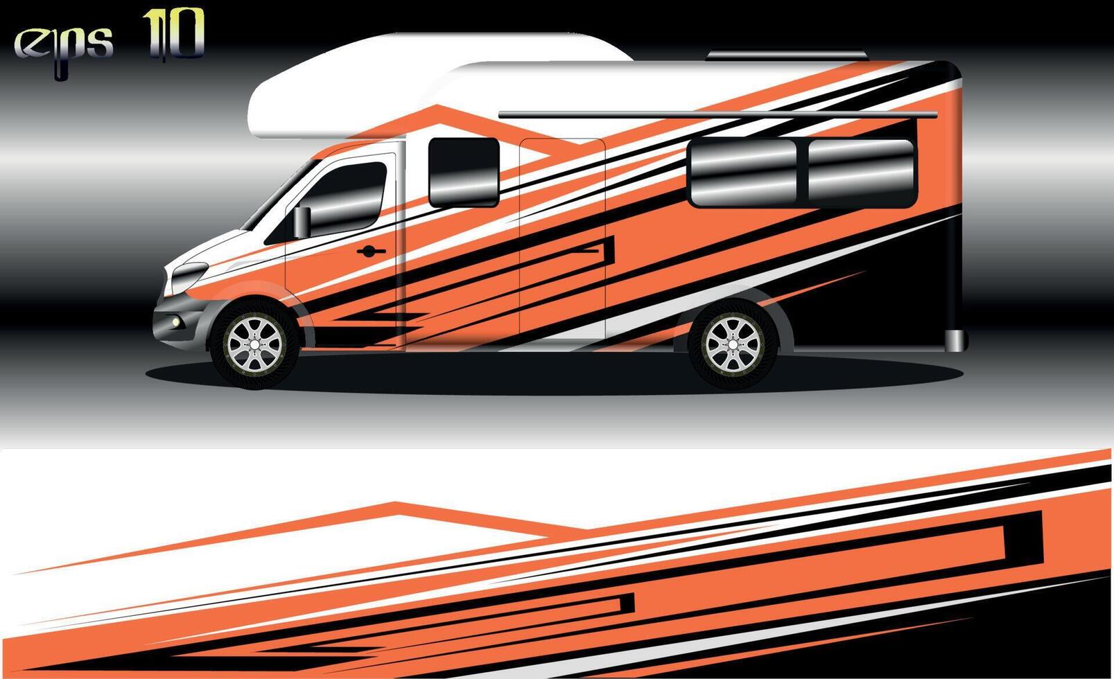 vector de fondo de carreras para envolturas de autocaravanas y más