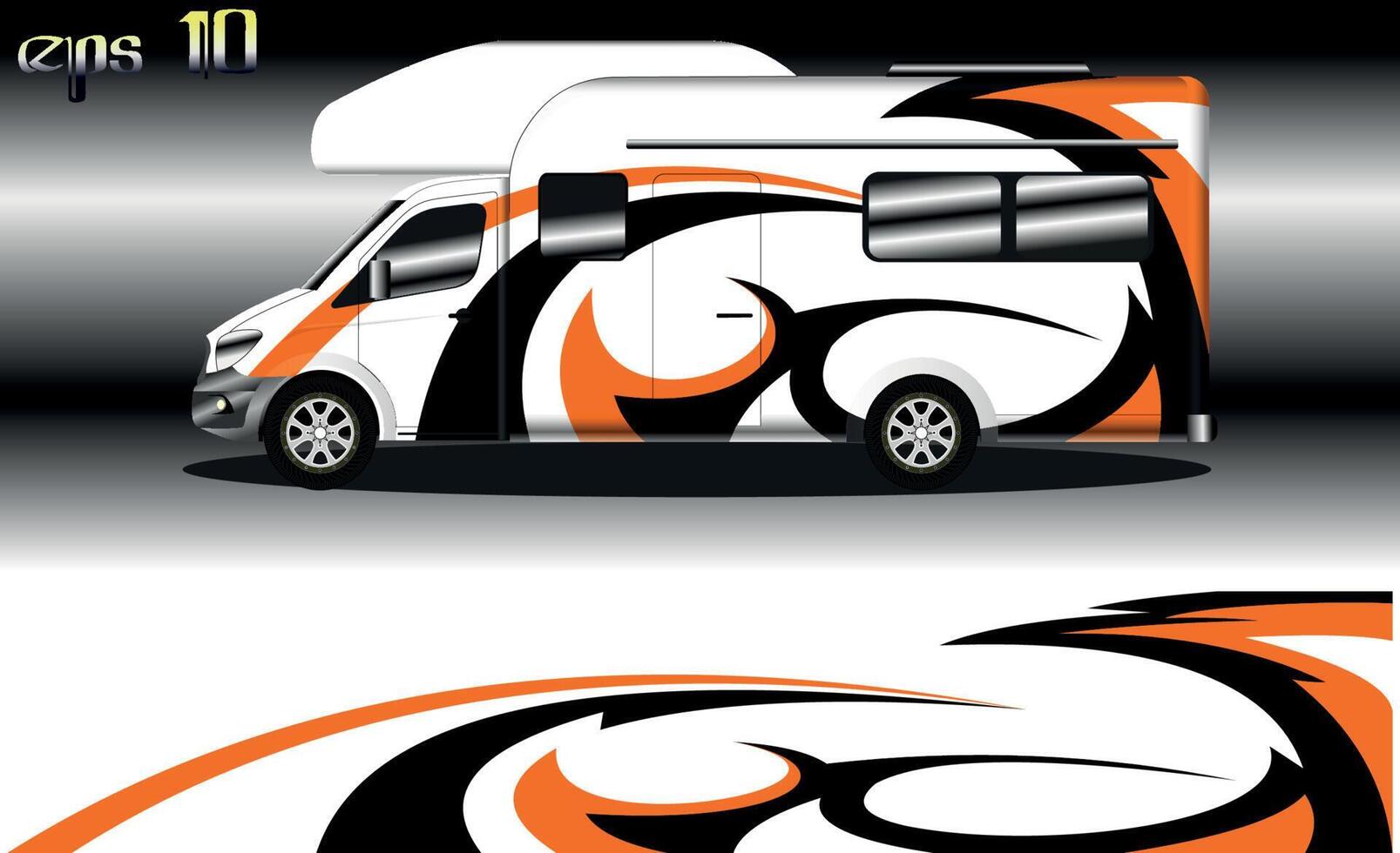 racing background vector for camper car wraps and more