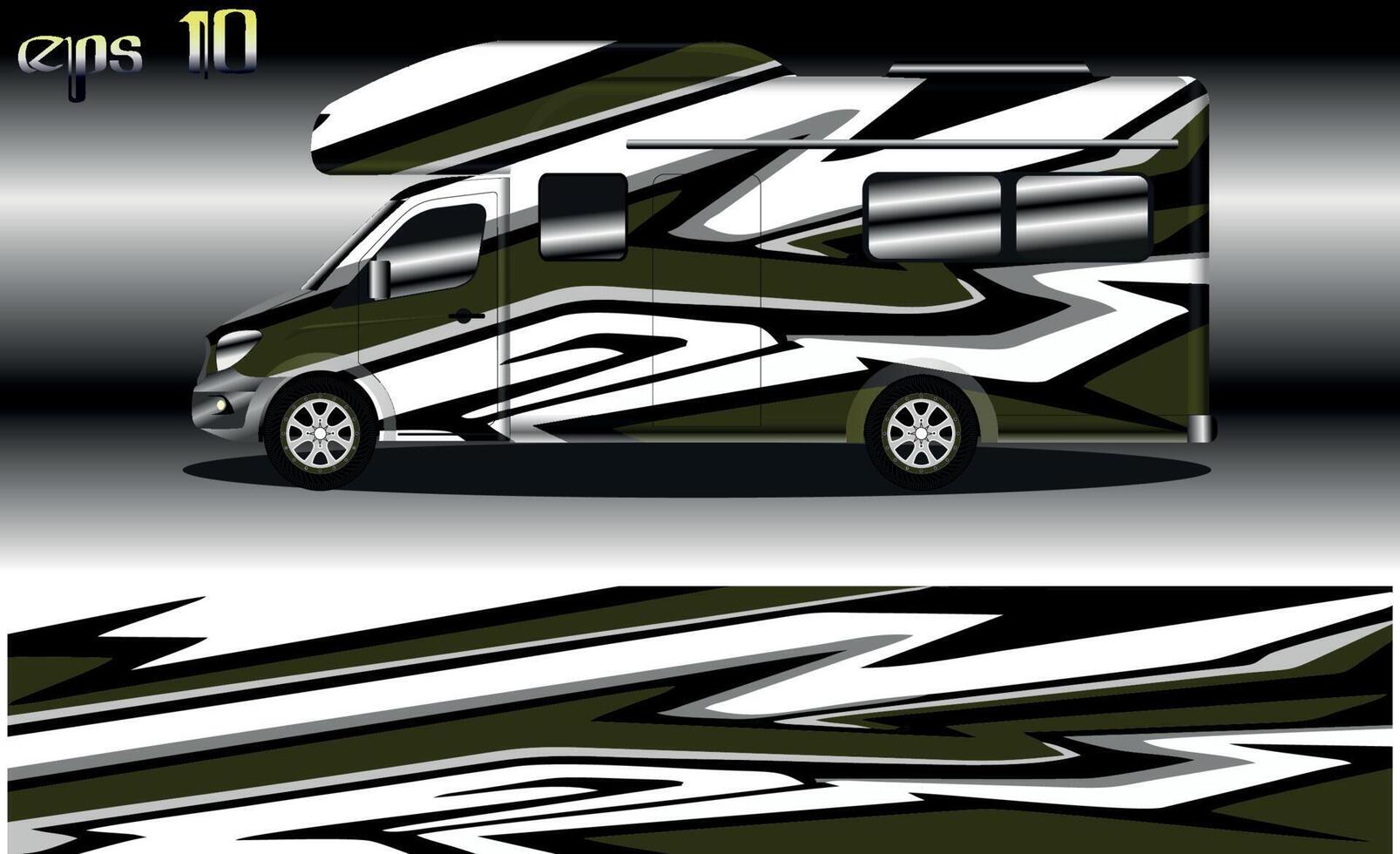 racing background vector for camper car wraps and more