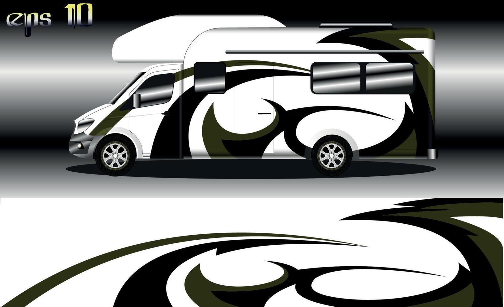 racing background vector for camper car wraps and more