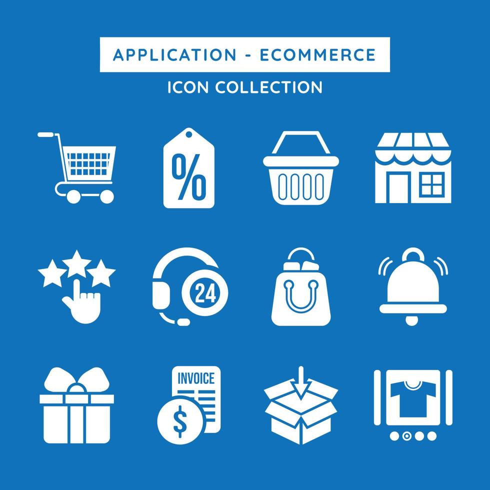 Useful UI App Icons to use for Ecommerce Purposes vector