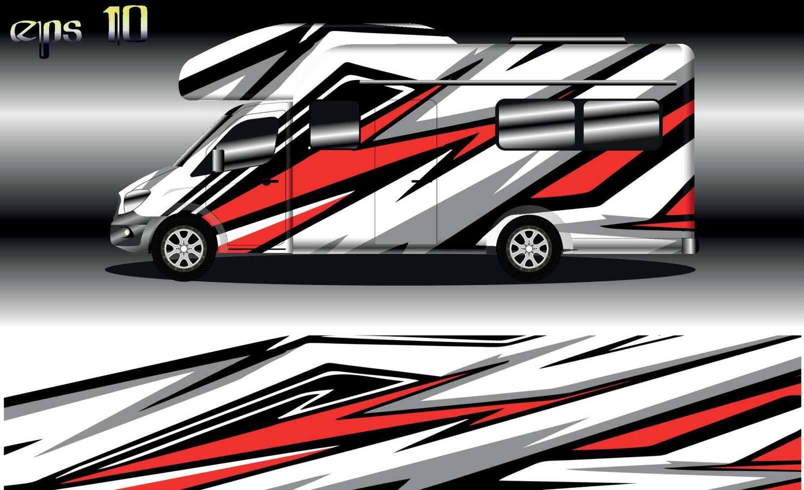 racing background vector for camper car wraps and more