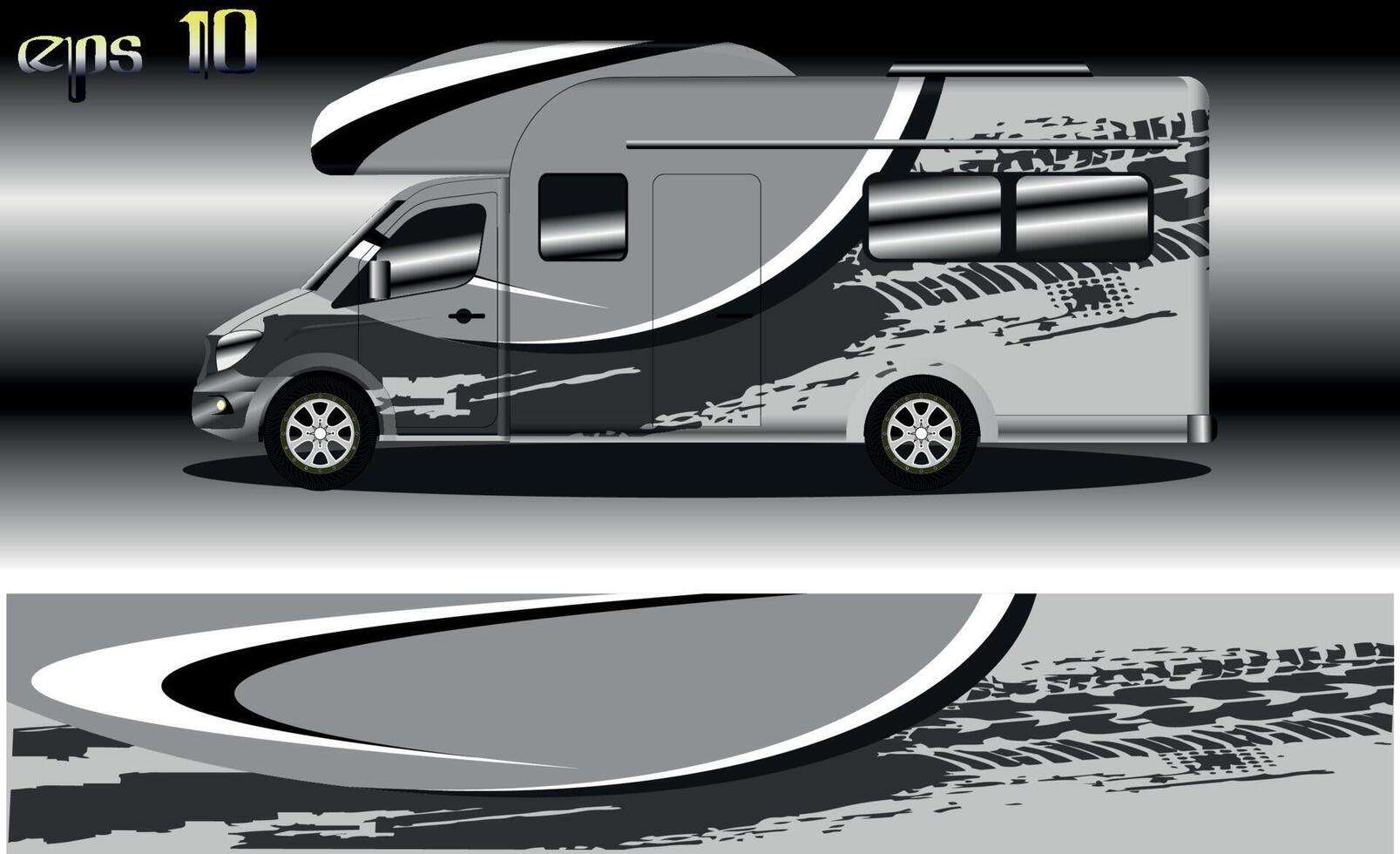 racing background vector for camper car wraps and more