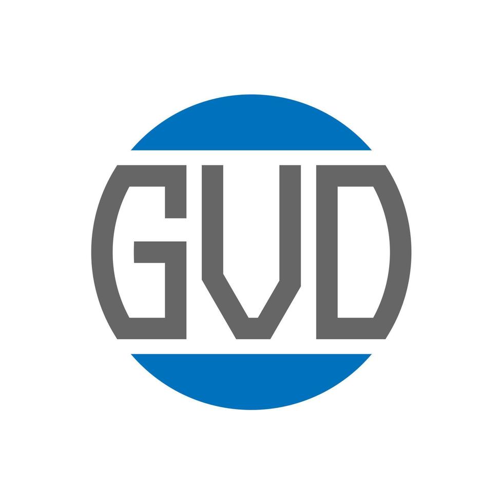 GVO letter logo design on white background. GVO creative initials circle logo concept. GVO letter design. vector