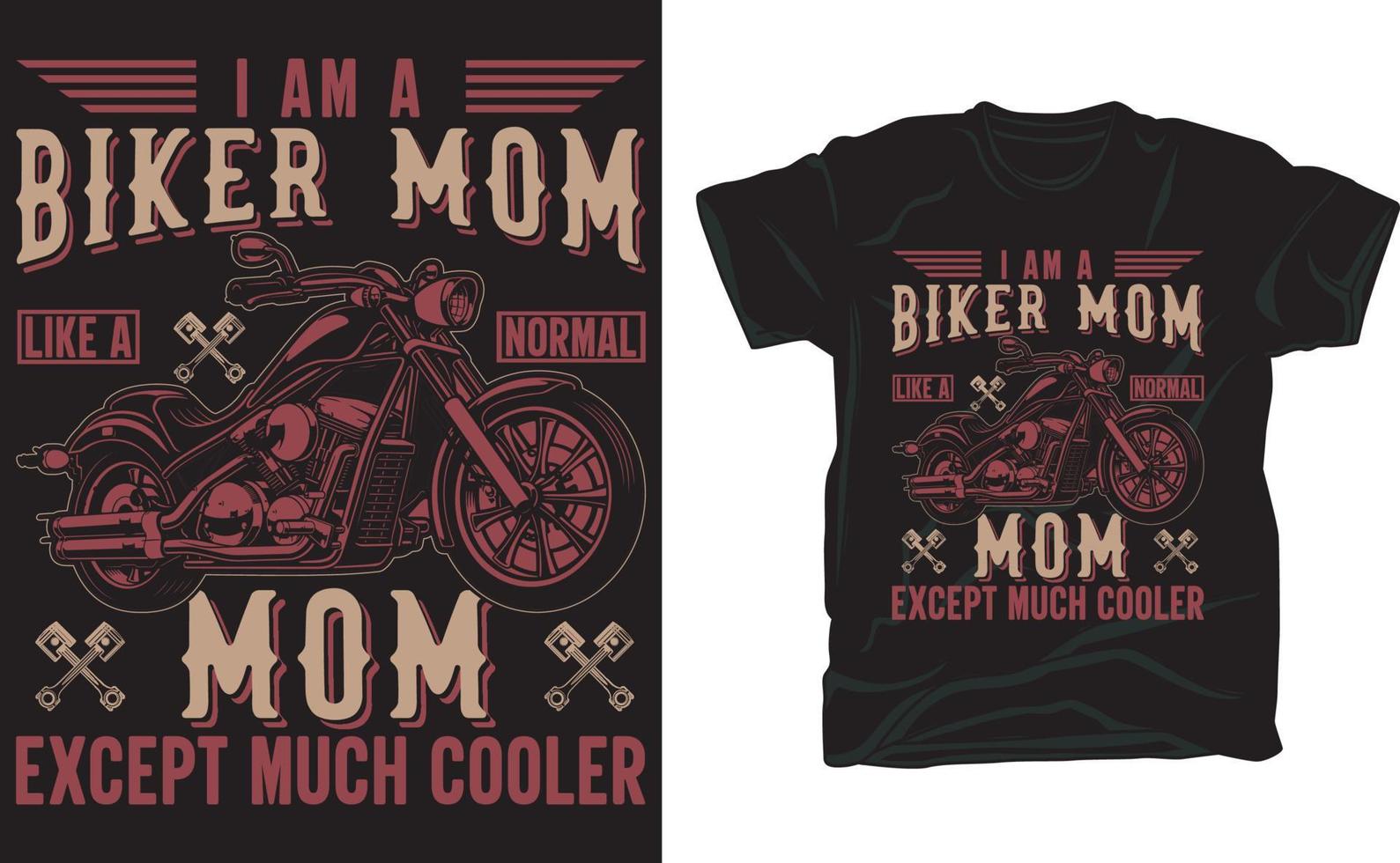 mejor diseño de camiseta de motociclista vector