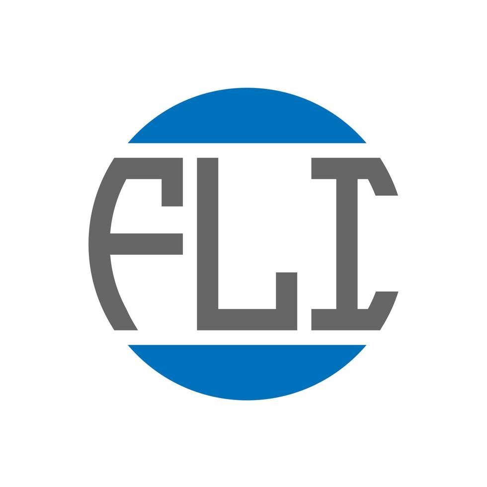 FLI letter logo design on white background. FLI creative initials ...