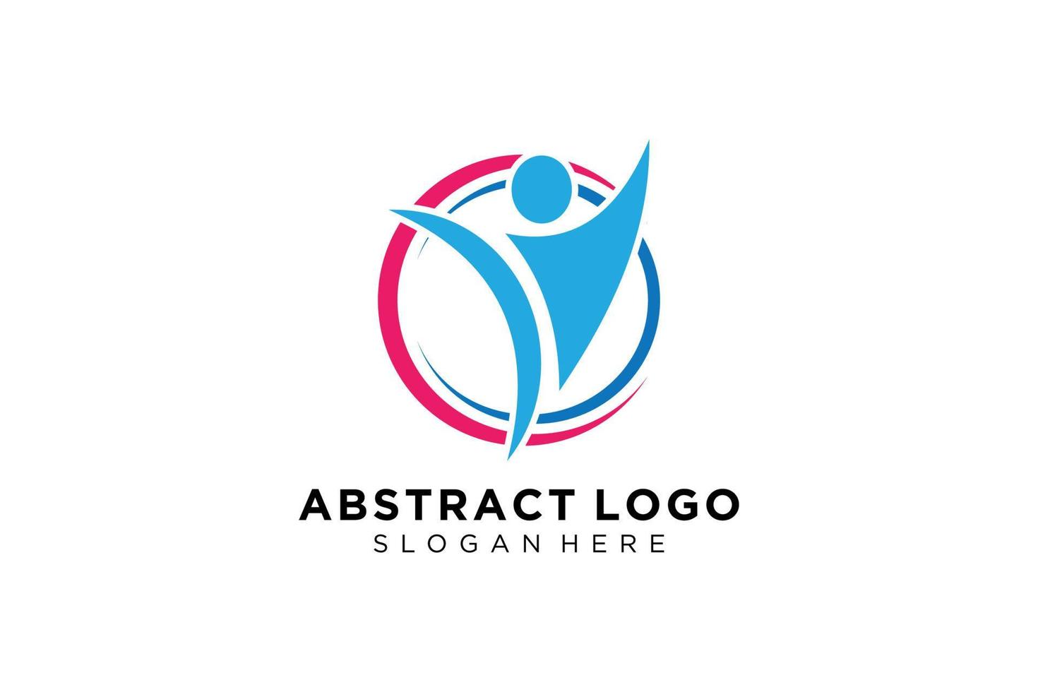 Vector abstract people and family logo collection,people icons, health logo template, care symbol.