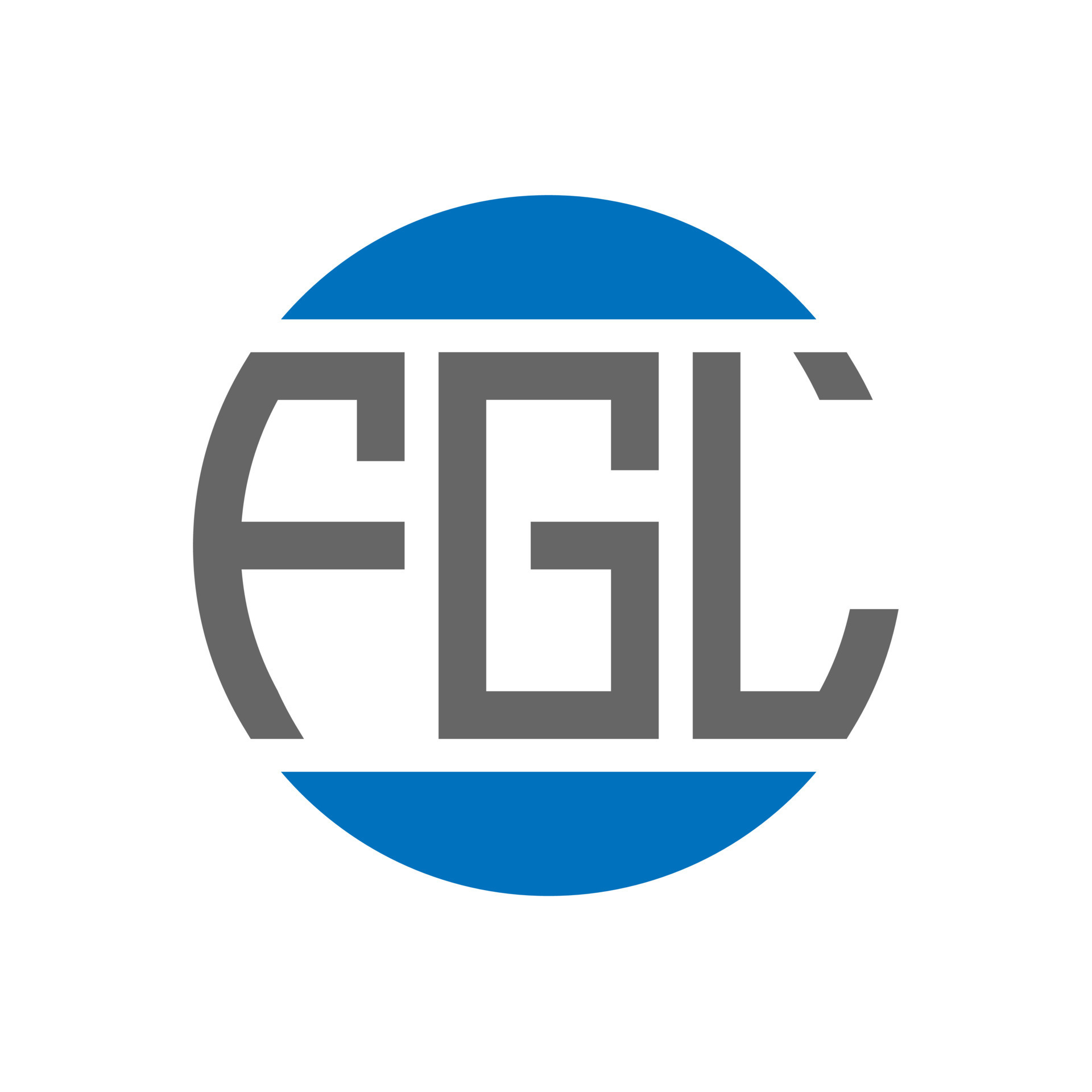 FGL letter logo design on white background. FGL creative initials ...