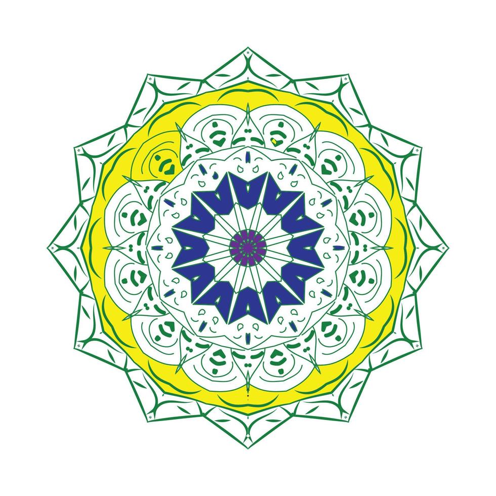 arte de mandala simple vector