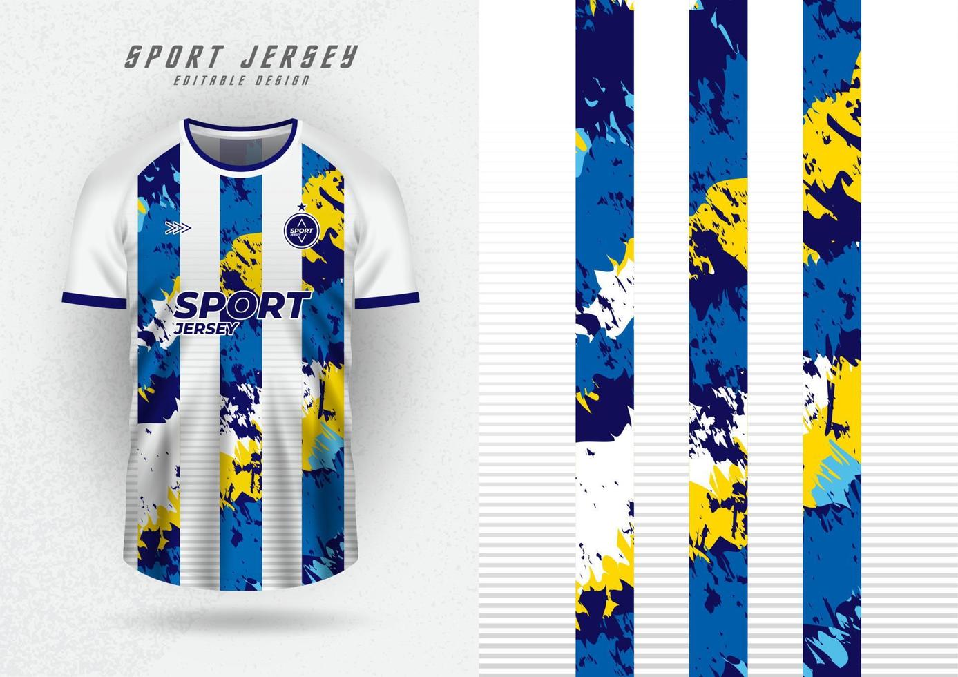 fondo de diseño de camiseta para equipo jersey carreras ciclismo juego de fútbol rayas azules vector