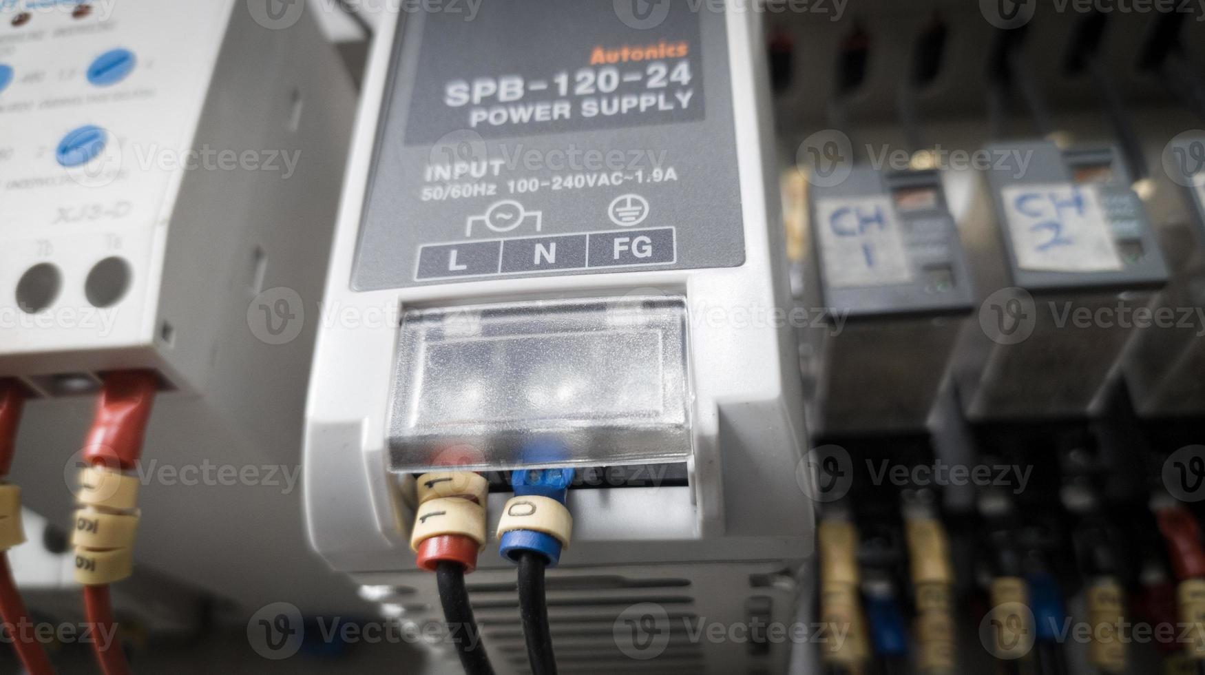 Power contro of Voltage failure indicator device.Power failure indicator. photo