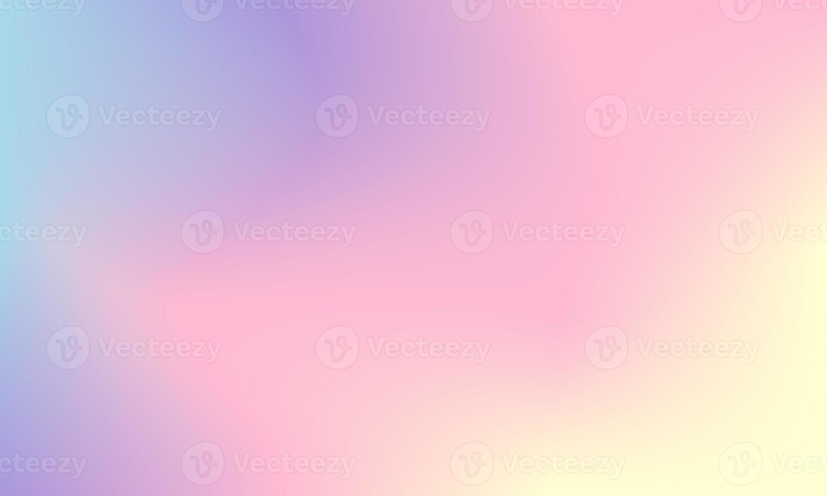 Abstract pastel blue pink yellow gradient background photo