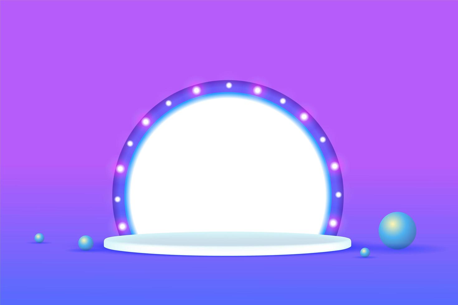3d abstract scene background podium photo