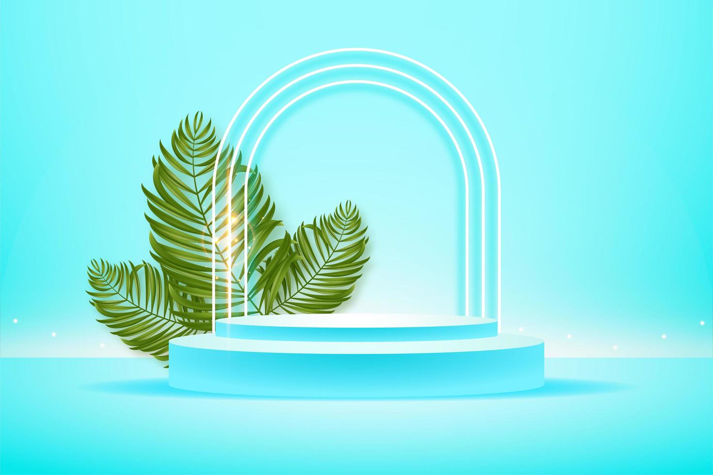 3d abstract scene background podium photo