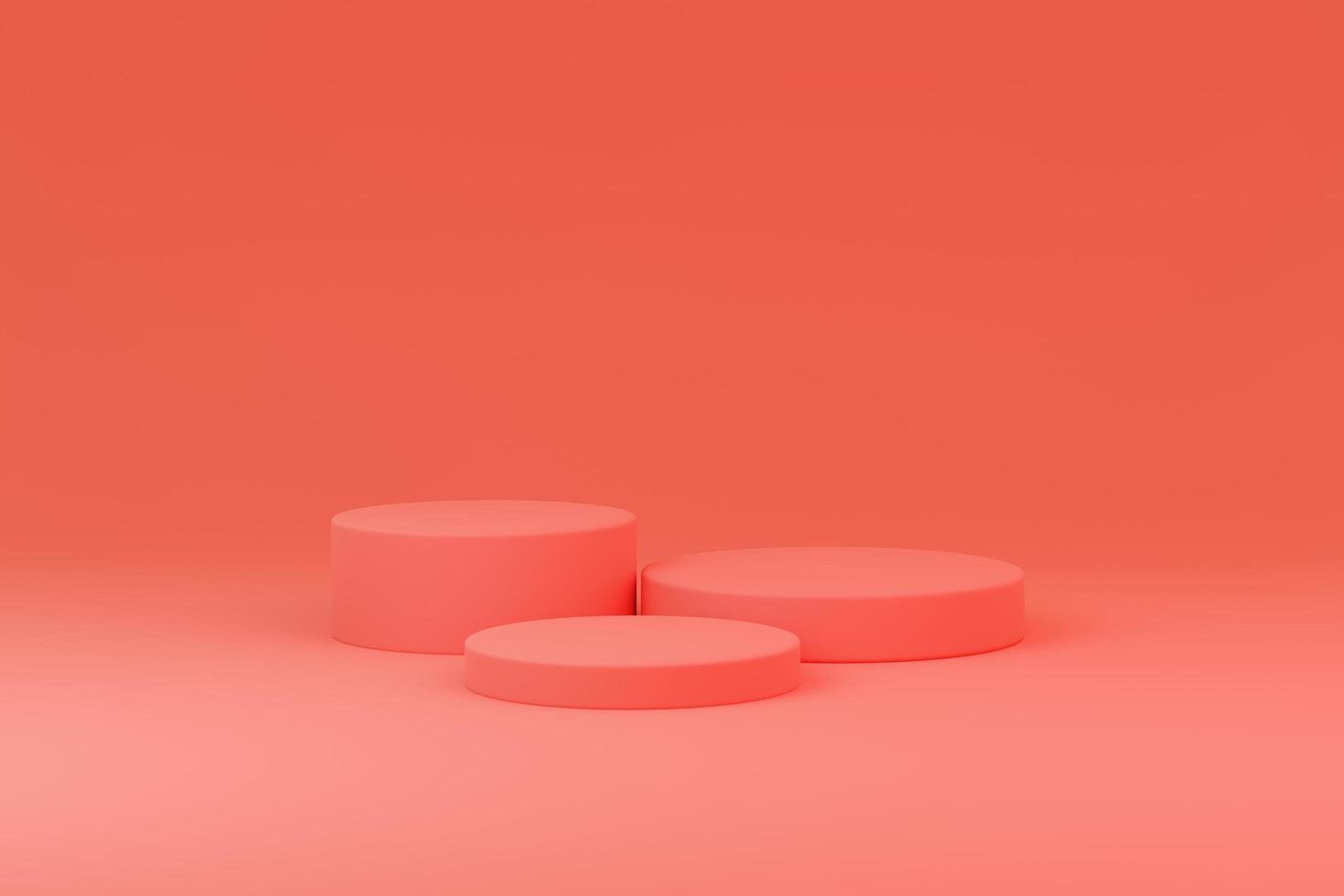 3d abstract scene background podium photo