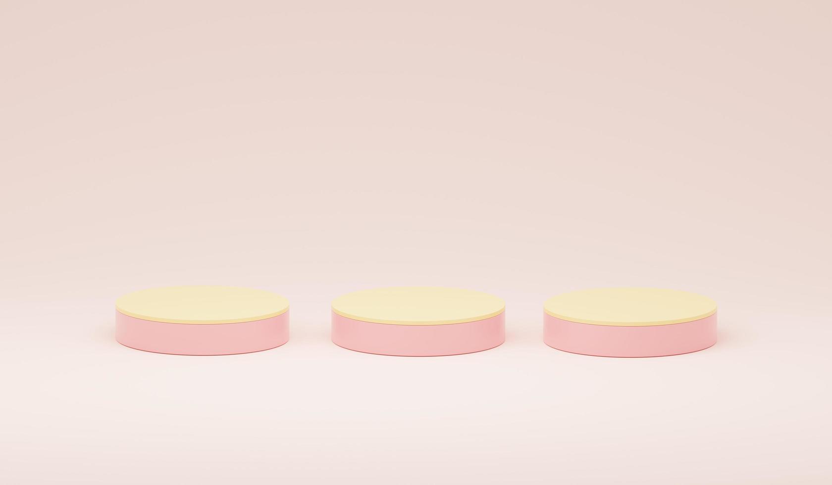 3d abstract scene background podium photo