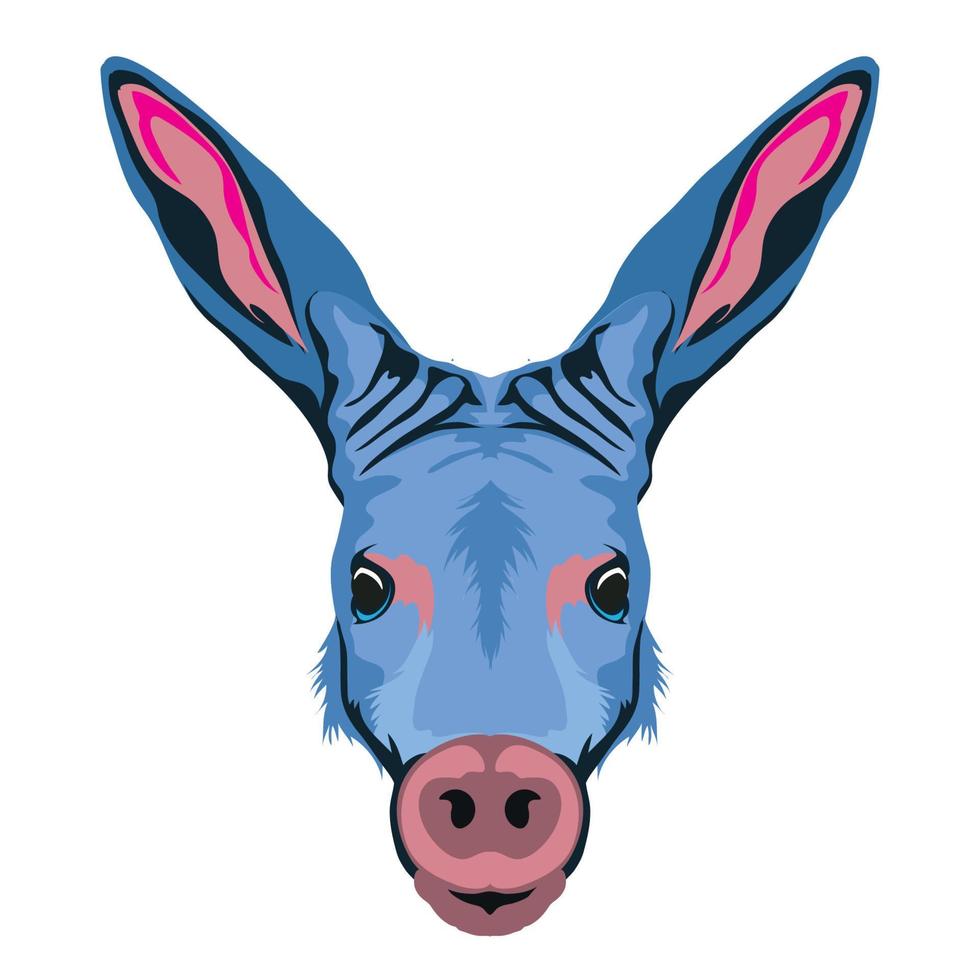 Cute Aardvark face vector illustration in cute cartoon style, perfect for t shirt style and mascot logo