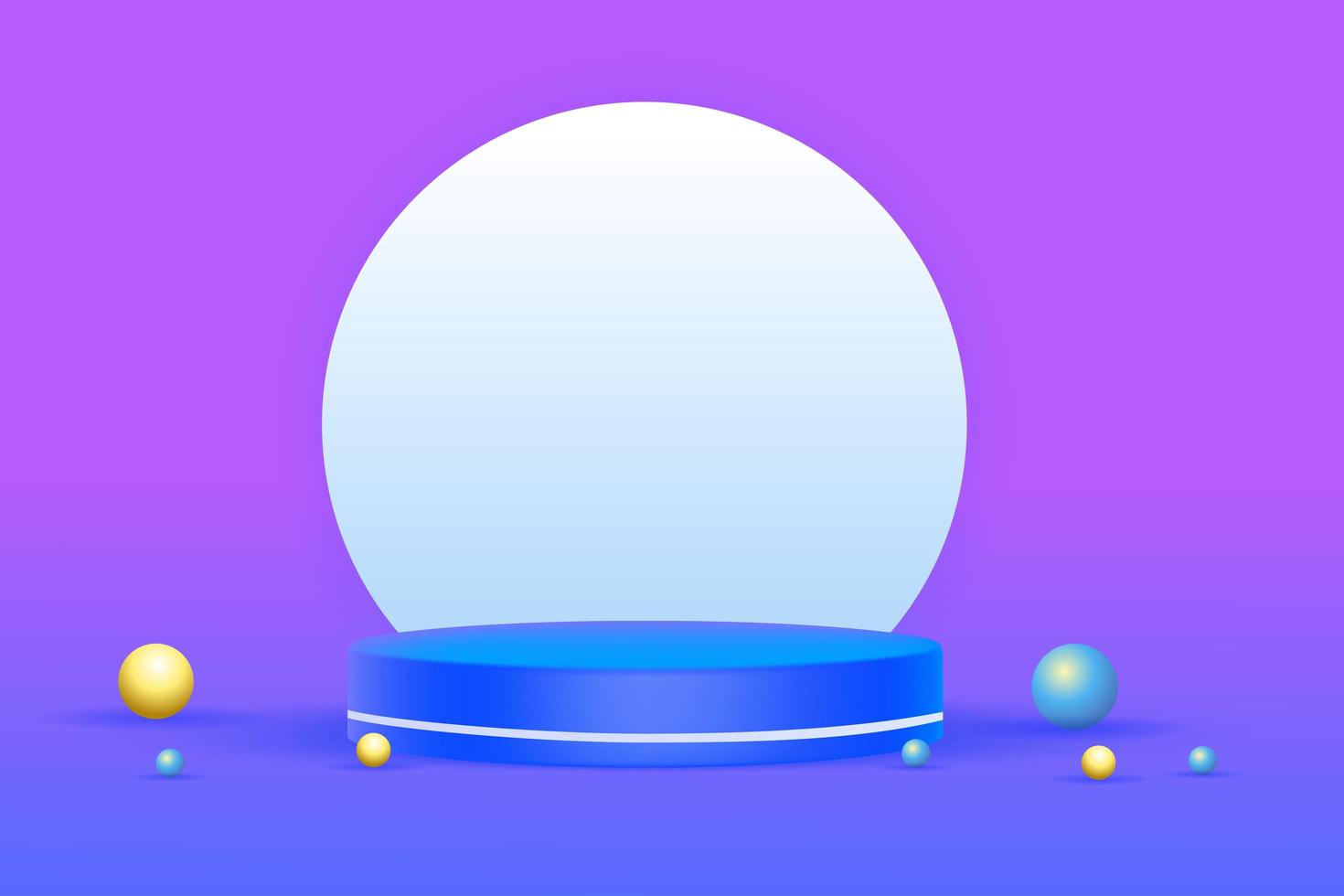 3d abstract scene background podium photo