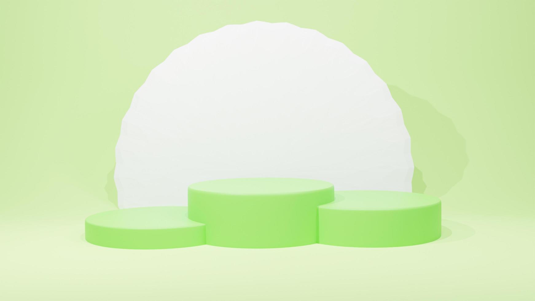 3d abstract scene background podium photo