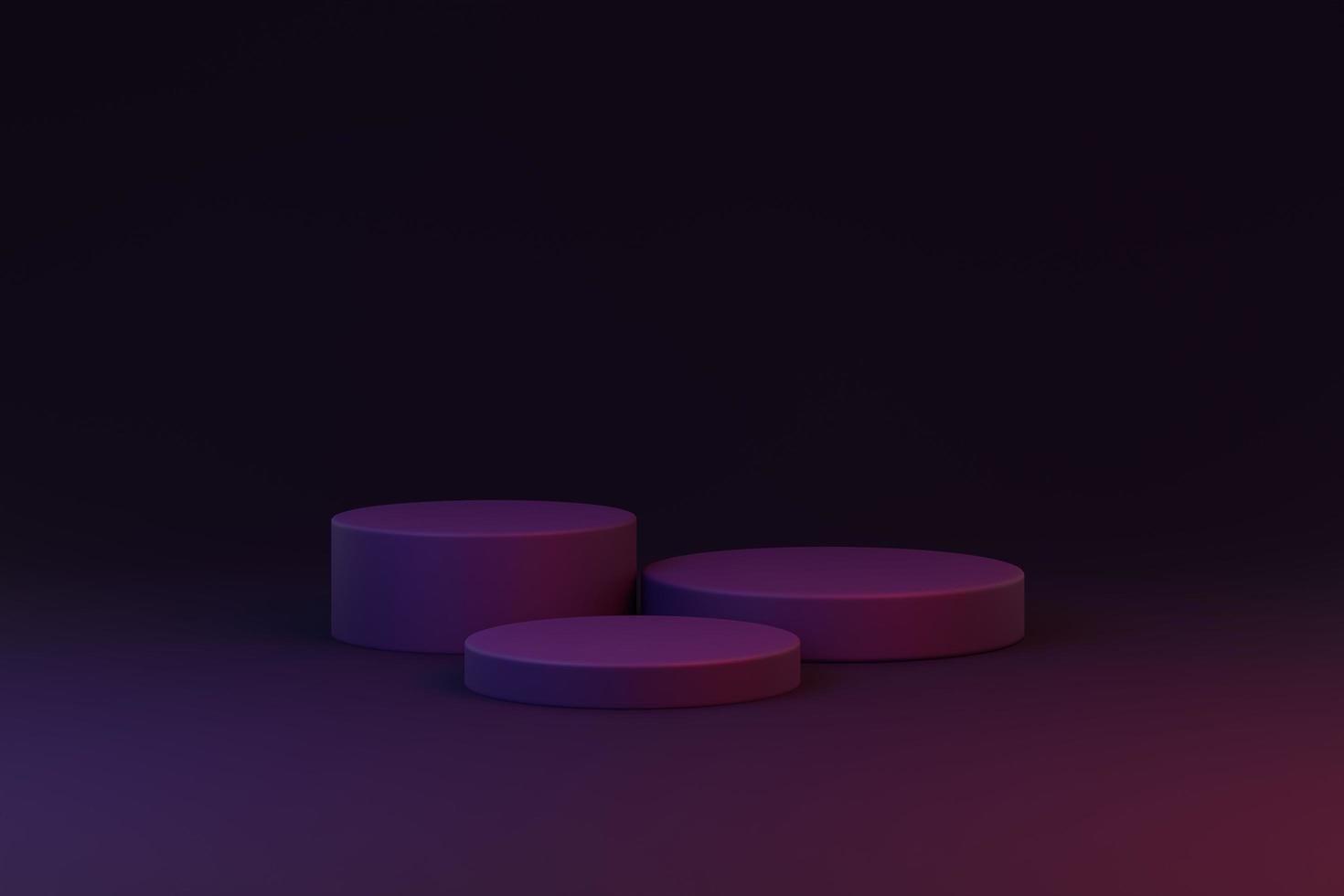 3d abstract scene background podium photo