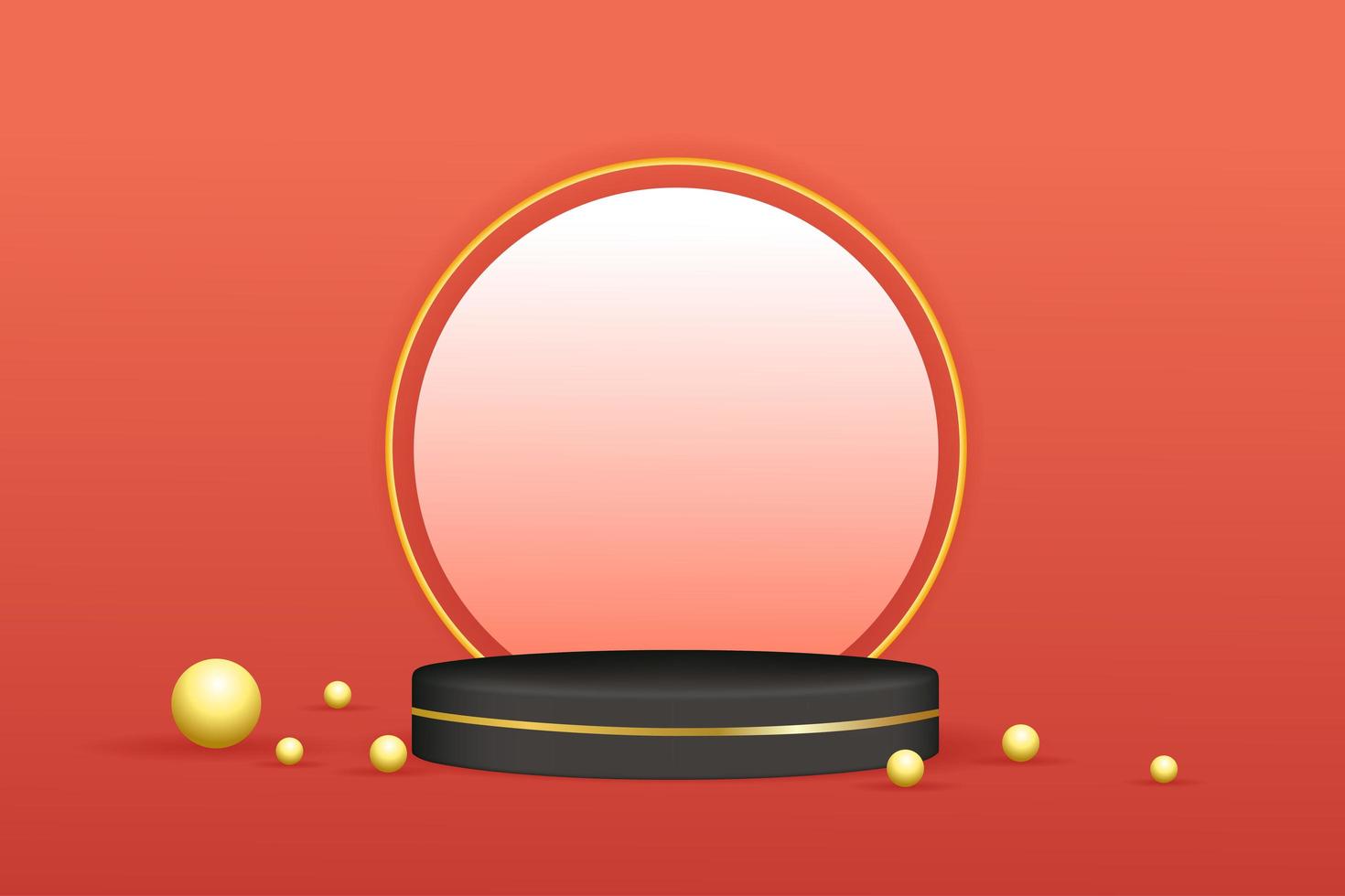 3d abstract scene background podium photo