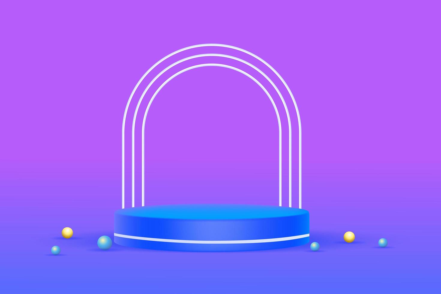 3d abstract scene background podium photo