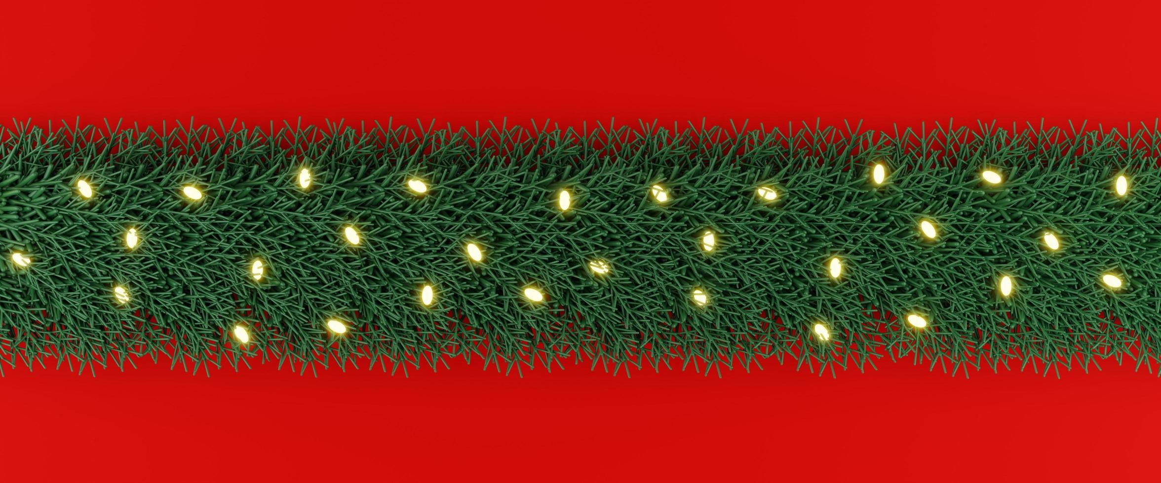 merry christmas background with elegant realistic decoration photo