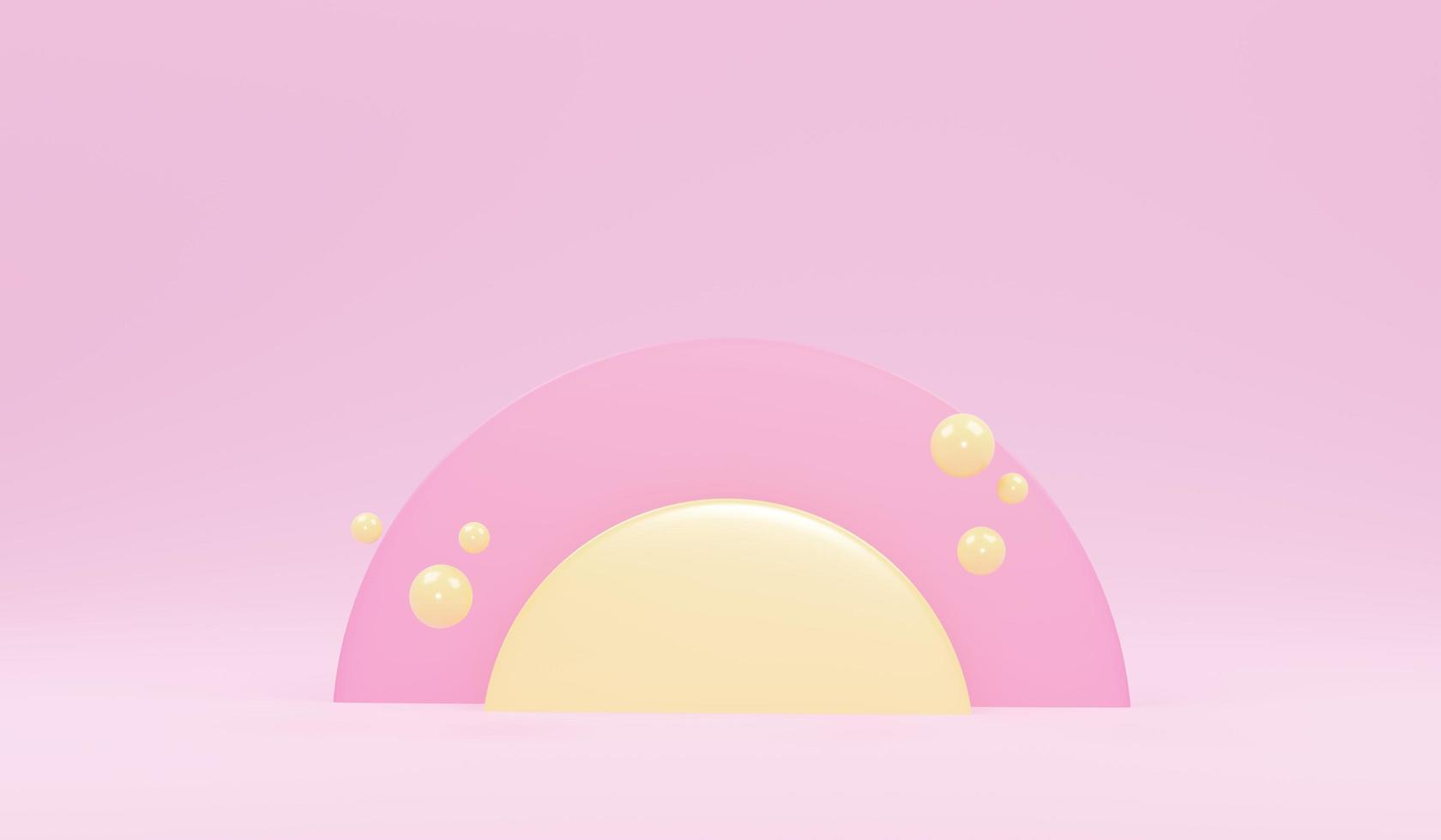 3d abstract scene background podium photo