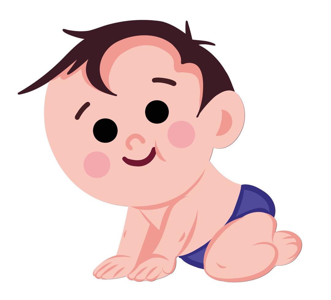 Cute Baby Sticker, cutest person on earth vector