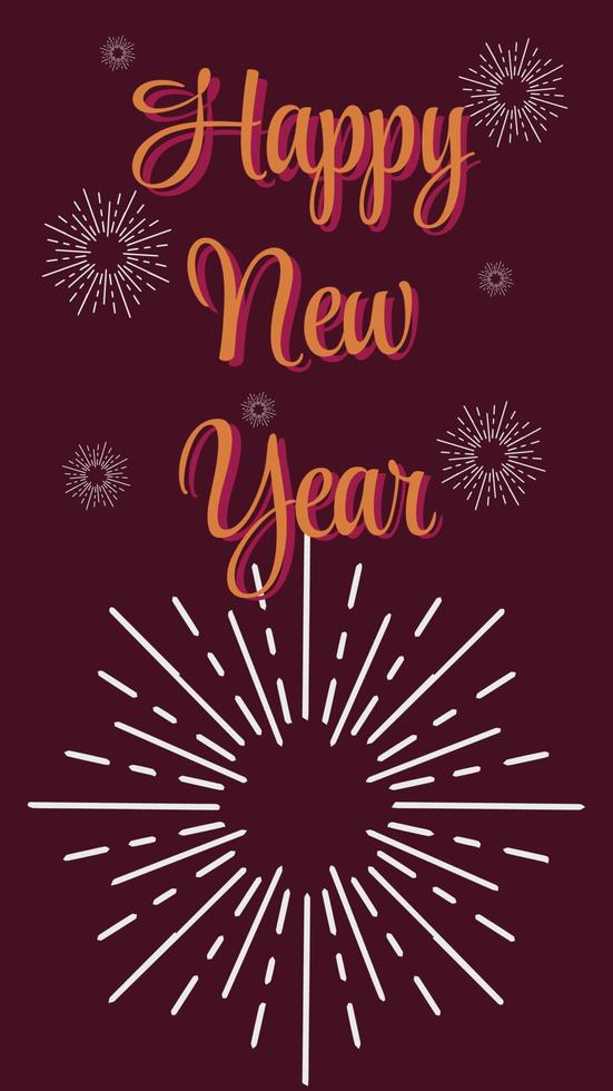 Happy new year 2023. Holiday greeting card design. suitable to use on new year event. vector