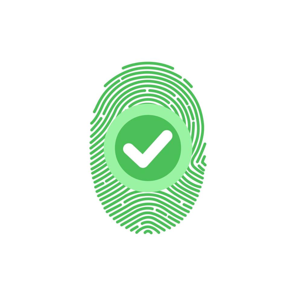 acc fingerprint vector logo