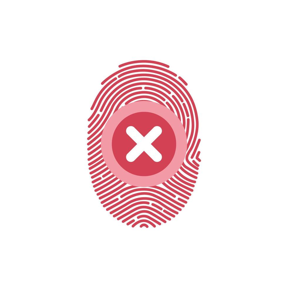 danied fingerprint vector logo
