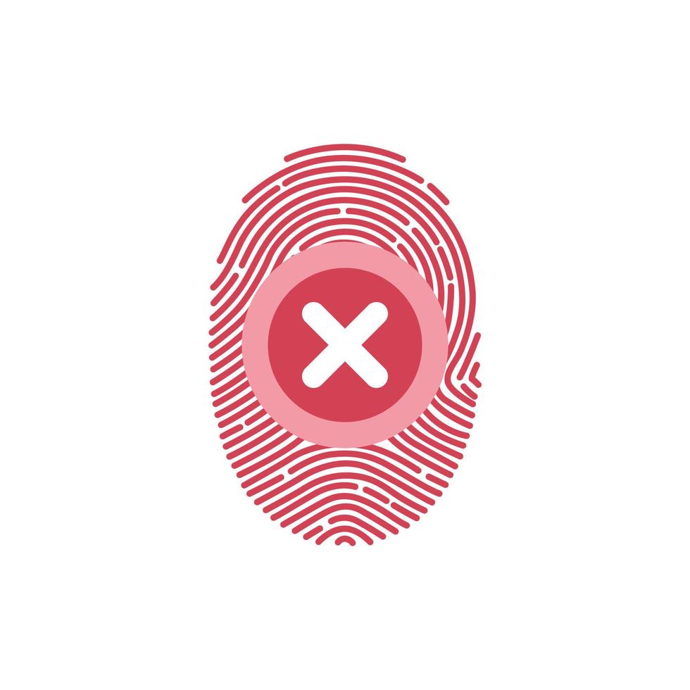 danied fingerprint vector logo