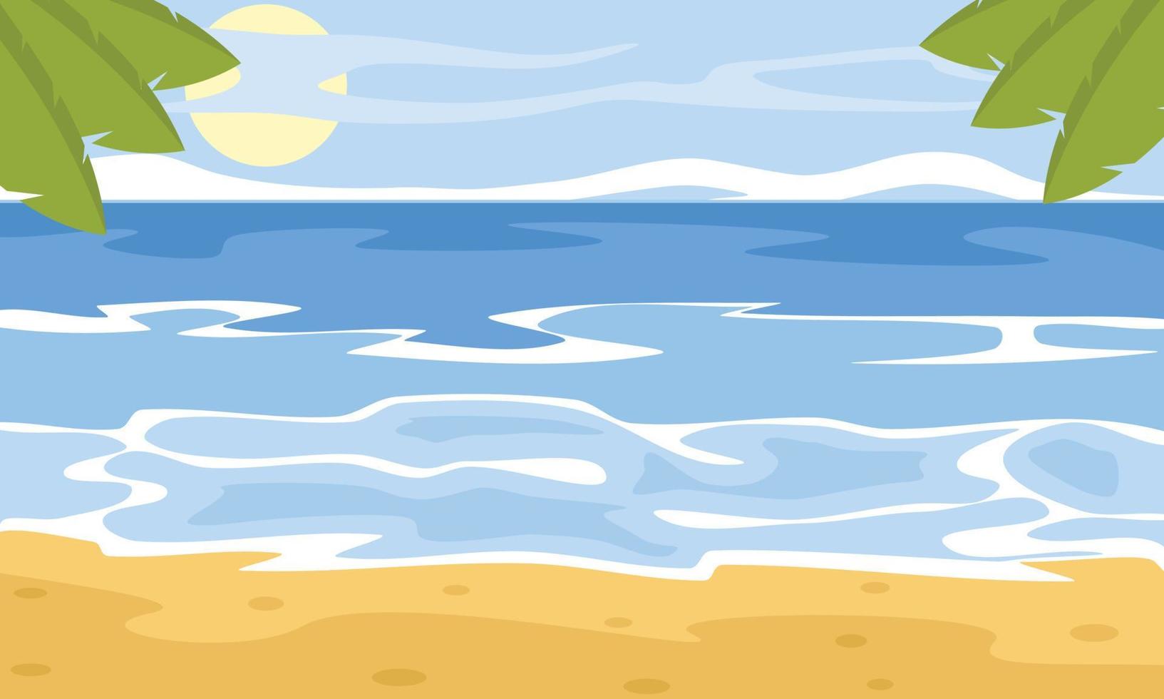 vector de fondo de playa de arena