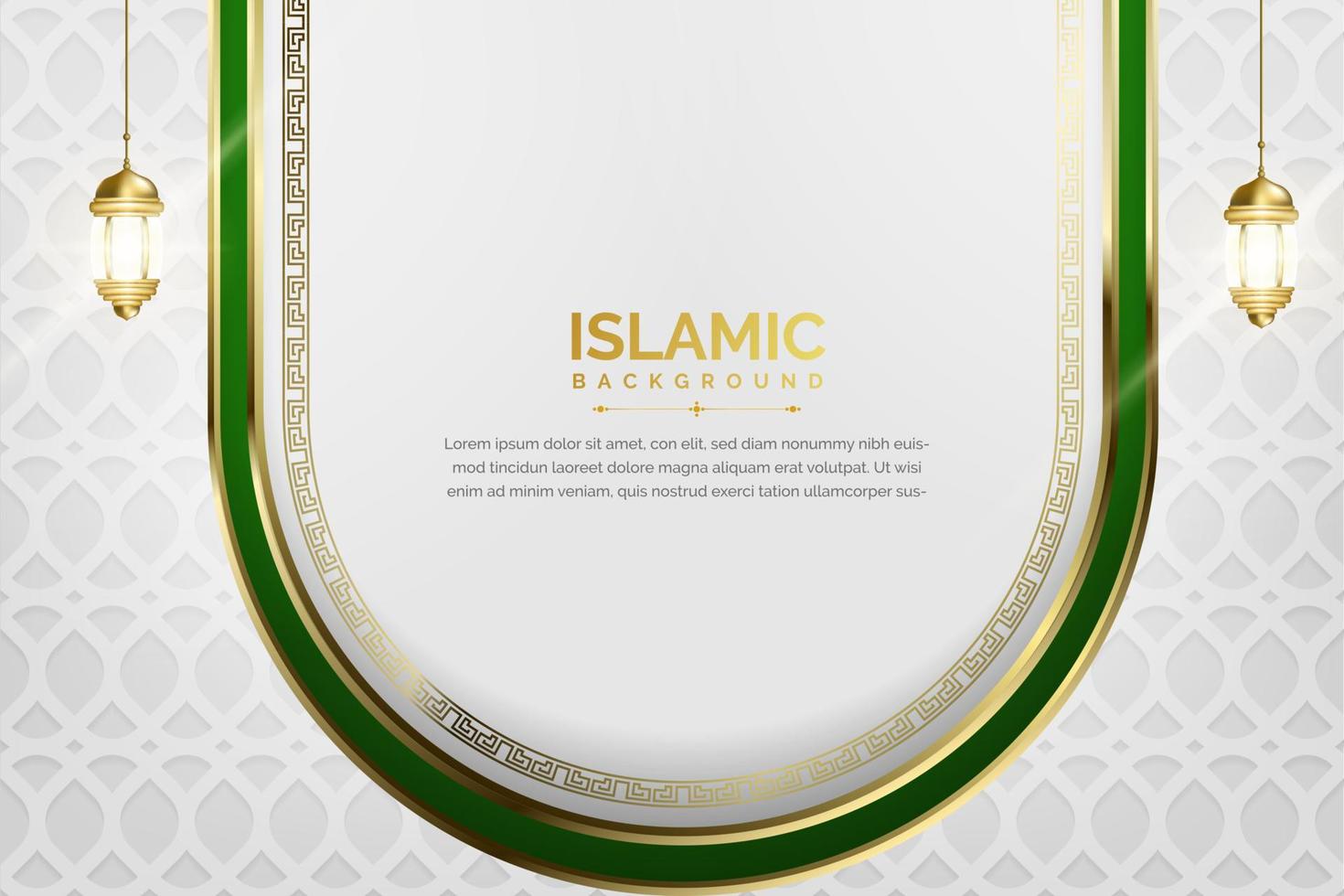 ramadan Kareem greeting background template vector