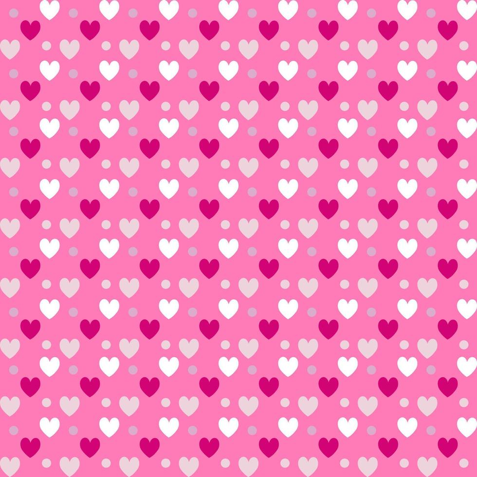 Fondo de vector de diseño de corazón de amor transparente. patrón sin costuras en el día de san valentín. la textura transparente con hart.