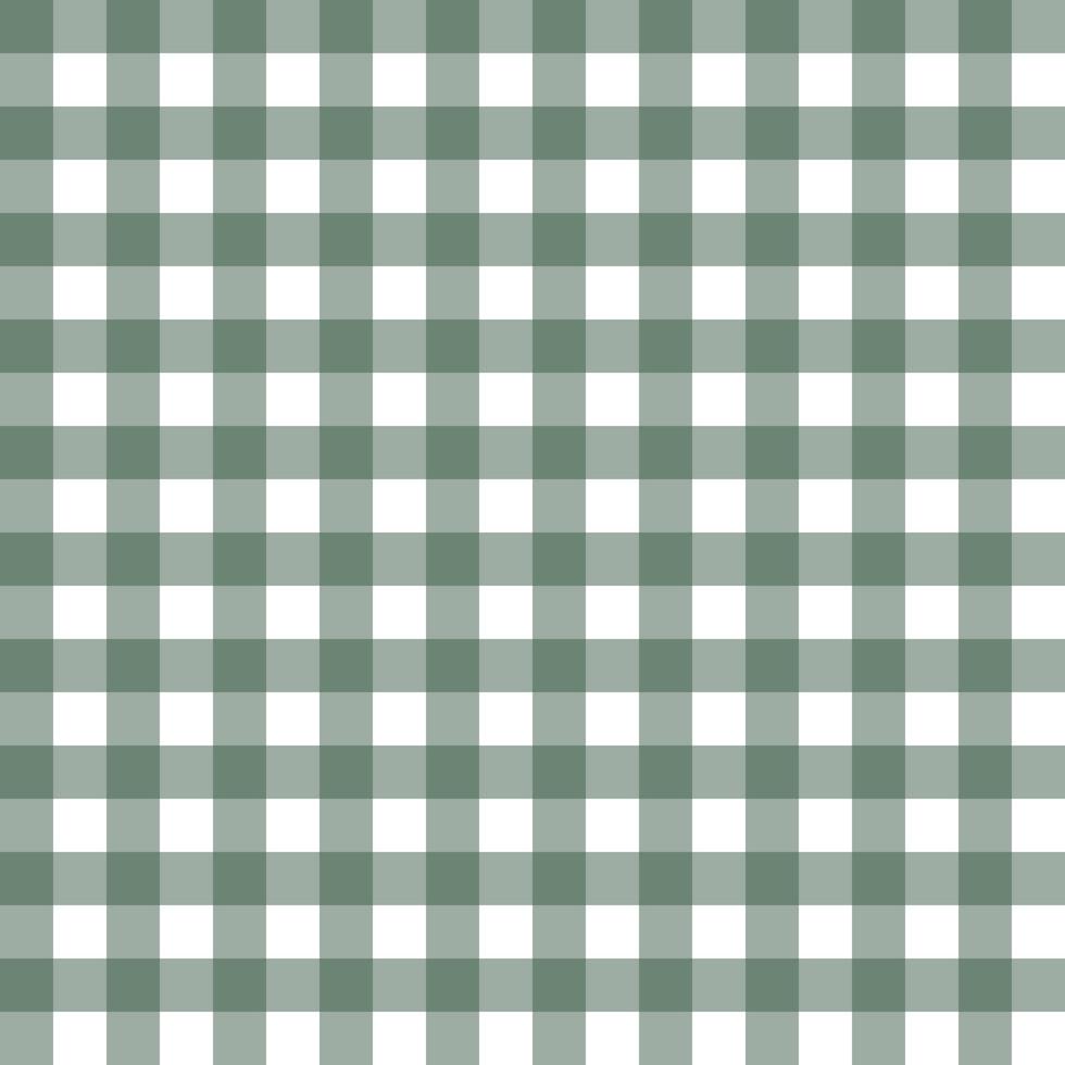 Green white pastel checkered background. Space for graphic design. Checkered texture. Classic checkered geometric pattern. Traditional ornament. vector