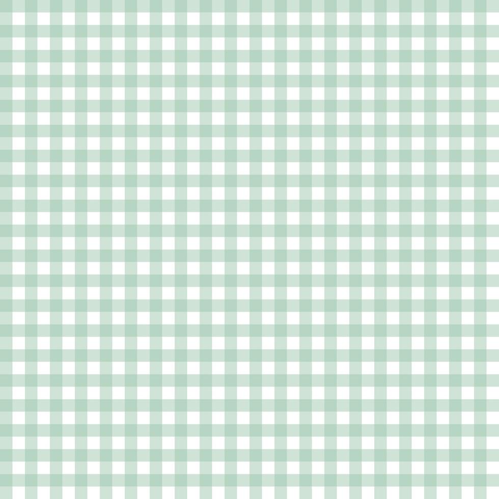 Light green white pastel checkered background. Space for graphic design. Checkered texture. Classic checkered geometric pattern. Traditional ornament. vector