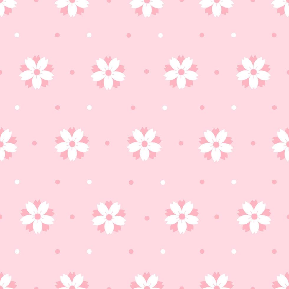 Cherry blossom seamless pattern. Cherry blossom background with ...