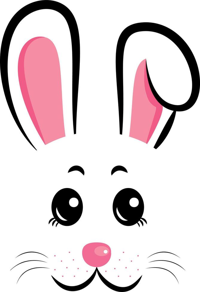 The rabbit is the symbol of 2023. Vector illustration