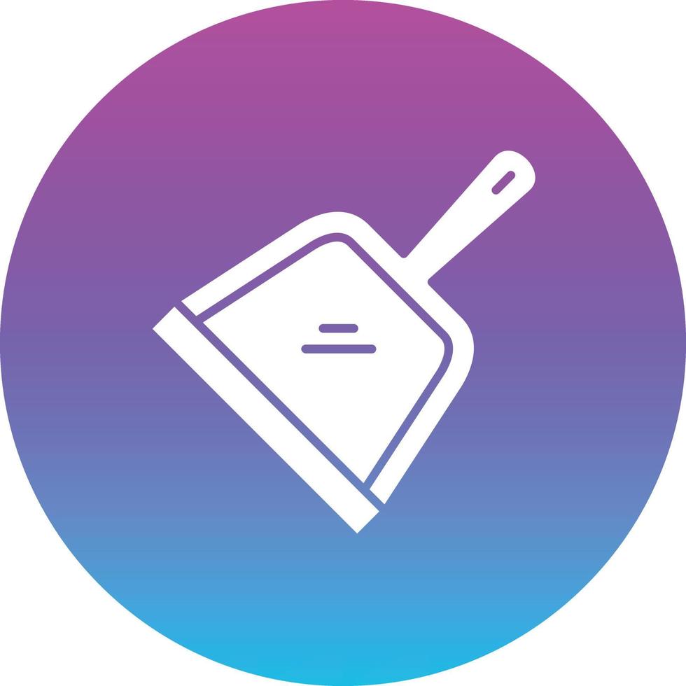 Dustpan Gradient Circle Glyph Inverted Icon 16072874 Vector Art at Vecteezy