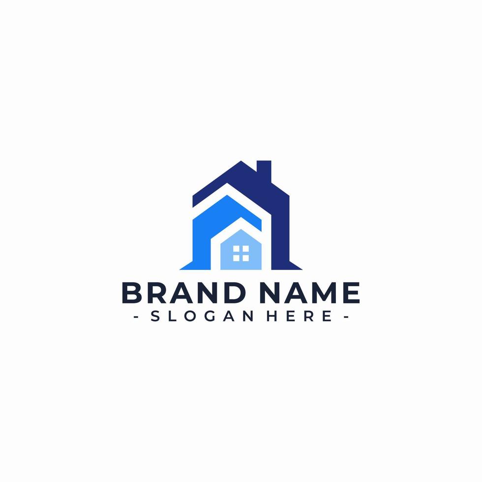 vector de logotipo inmobiliario moderno