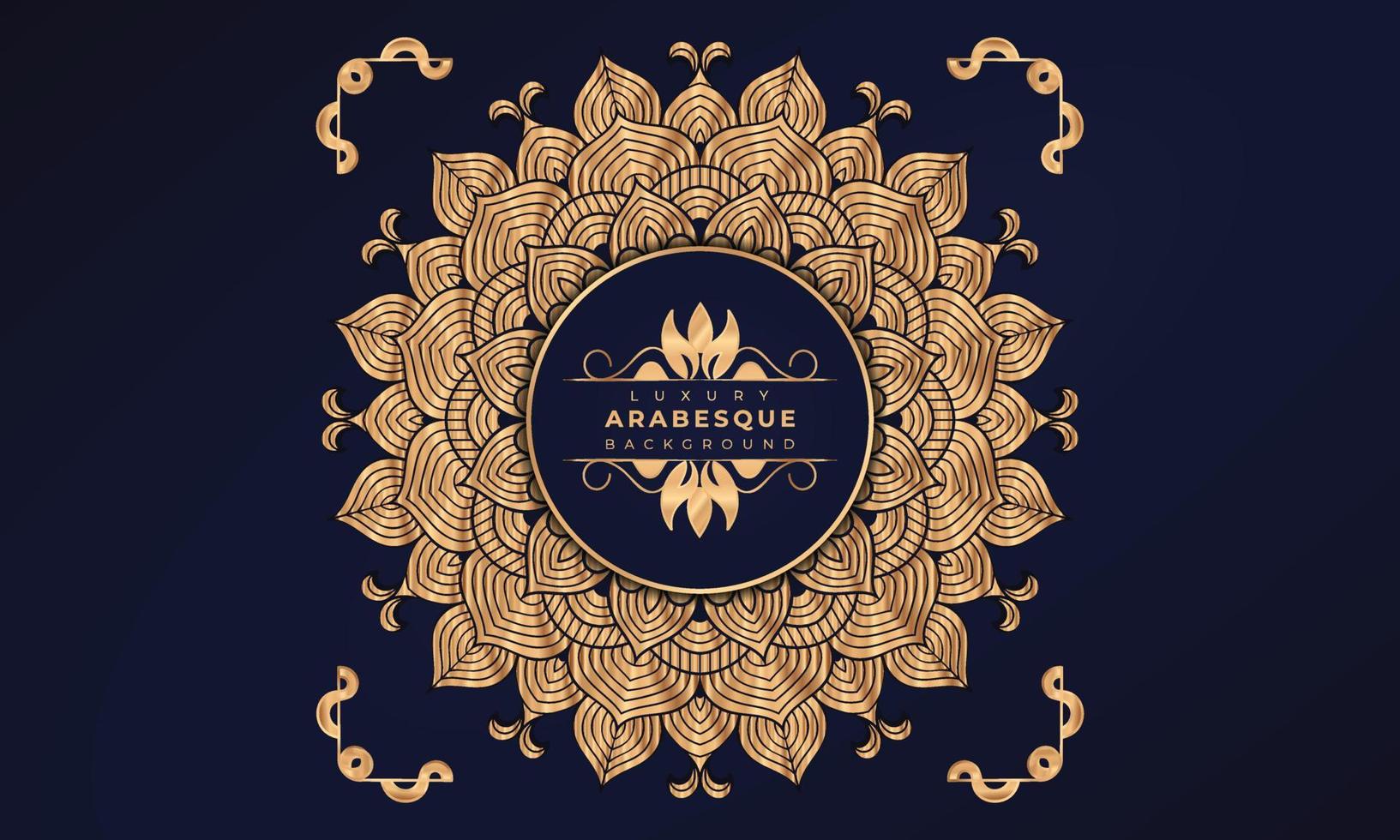 Luxury mandala background design with golden arabesque pattern arabic islamic east style. Decorative mandala design for print, poster, cover, brochure, flyer, banner. vector