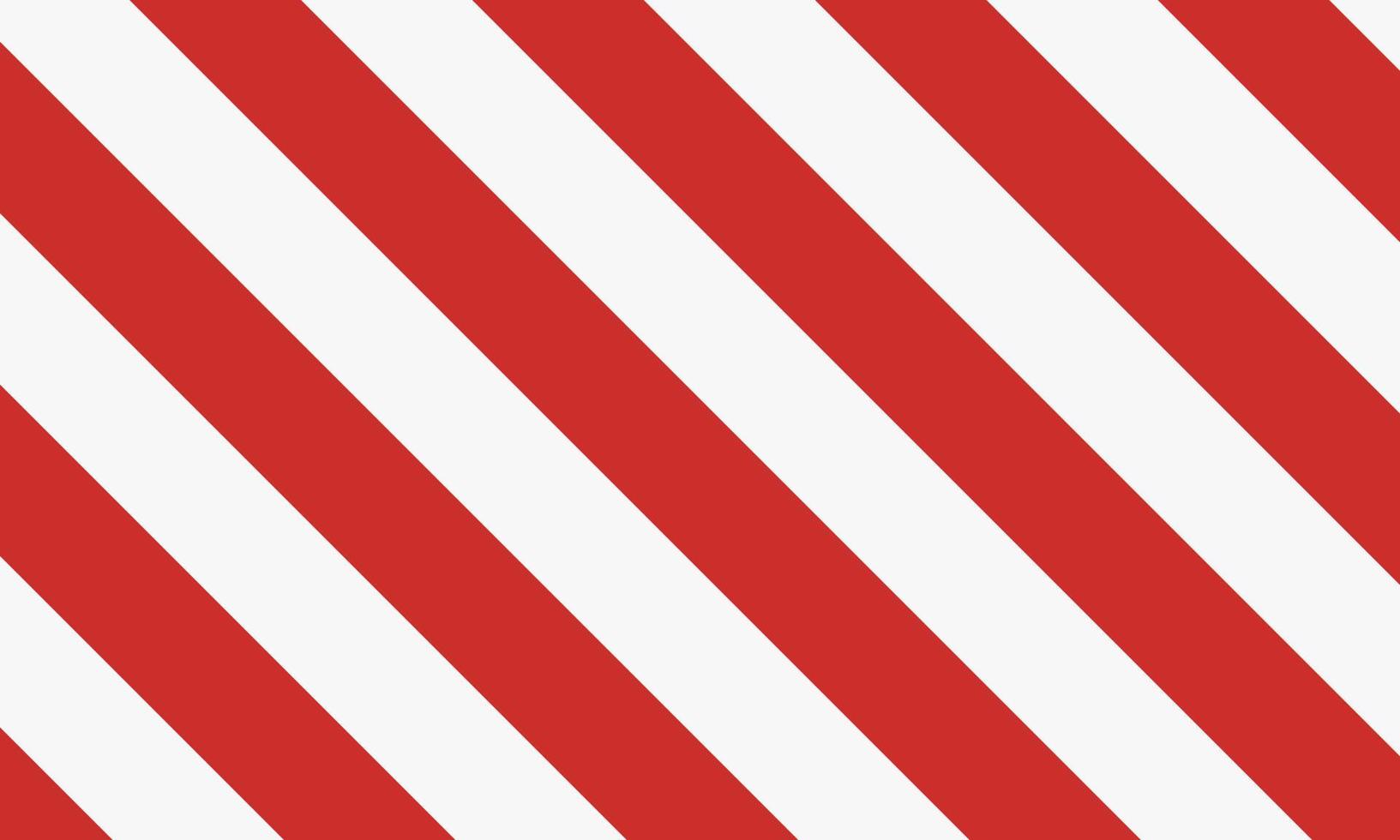 Candy cane striped pattern. Red and white diagonal stripes vector