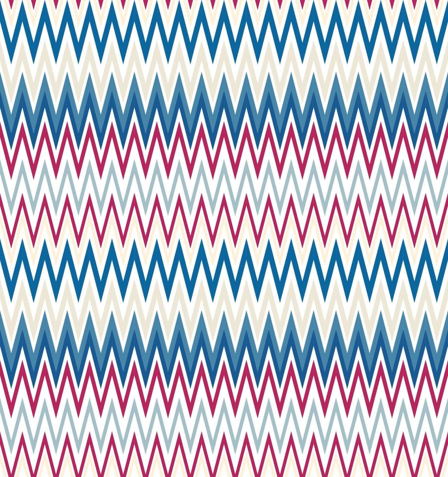 Vector background bright and colorful made of zig zag stripes